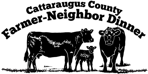 Logo for the 2024 Cattaraugus County Farmer-Neighbor Dinner