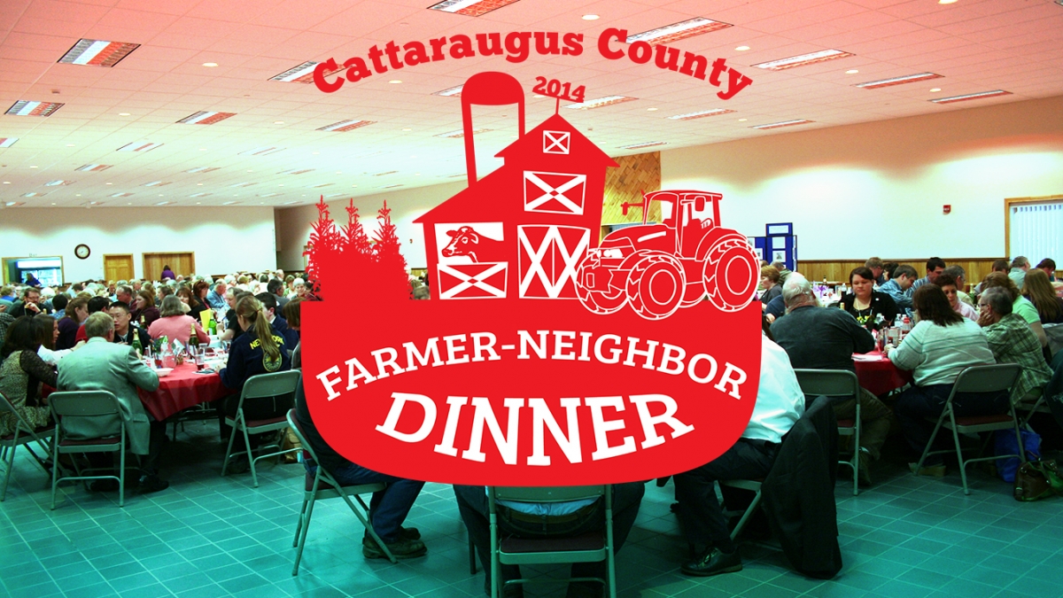 2014 Cattaraugus County Farmer-Neighbor Dinner banner