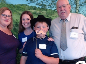 2021 Friend of Agriculture awardee, John Busekist, and some of his family
