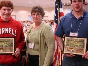 Cattaraugus County Farm Bureau Scholarship Awardees. Credit: Rick Miller of the Olean Times Herald