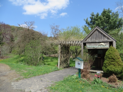 Nannen Arboretum gateway kiosk